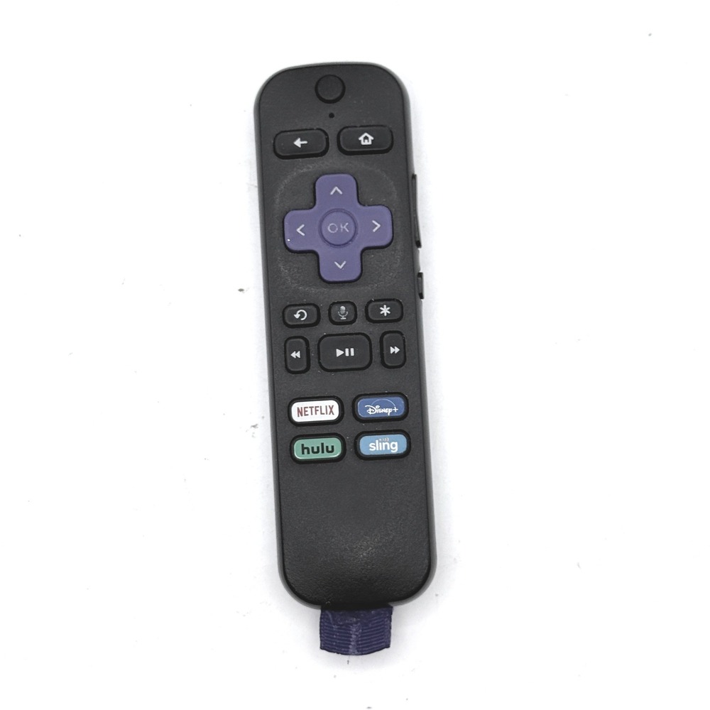 Roku Voice Remote One Size Black RC-EL1 Netflix Disney+ Hulu Sling 3226000674